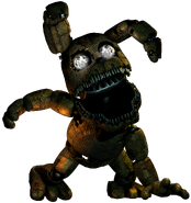 A render of Plushtrap damaged.