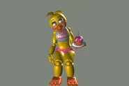 Animation of Toy Chica when exiting the CPU menu.