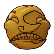 The tragedy mask.