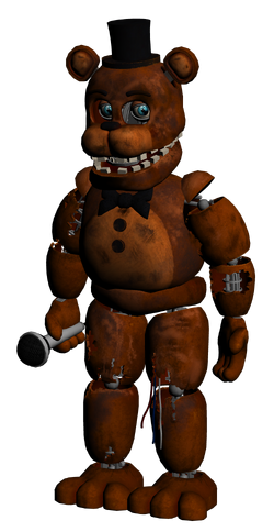 Withered Freddy Render png