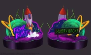 Concept art for a display in Fazer Blast.