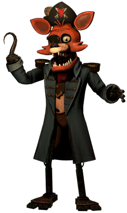 Withered Foxy Alternate Jumpscare transparent background PNG clipart