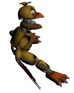 Withered Chica - Five Nights At Freddy's 1 Chica, HD Png Download ,  Transparent Png Image - PNGitem