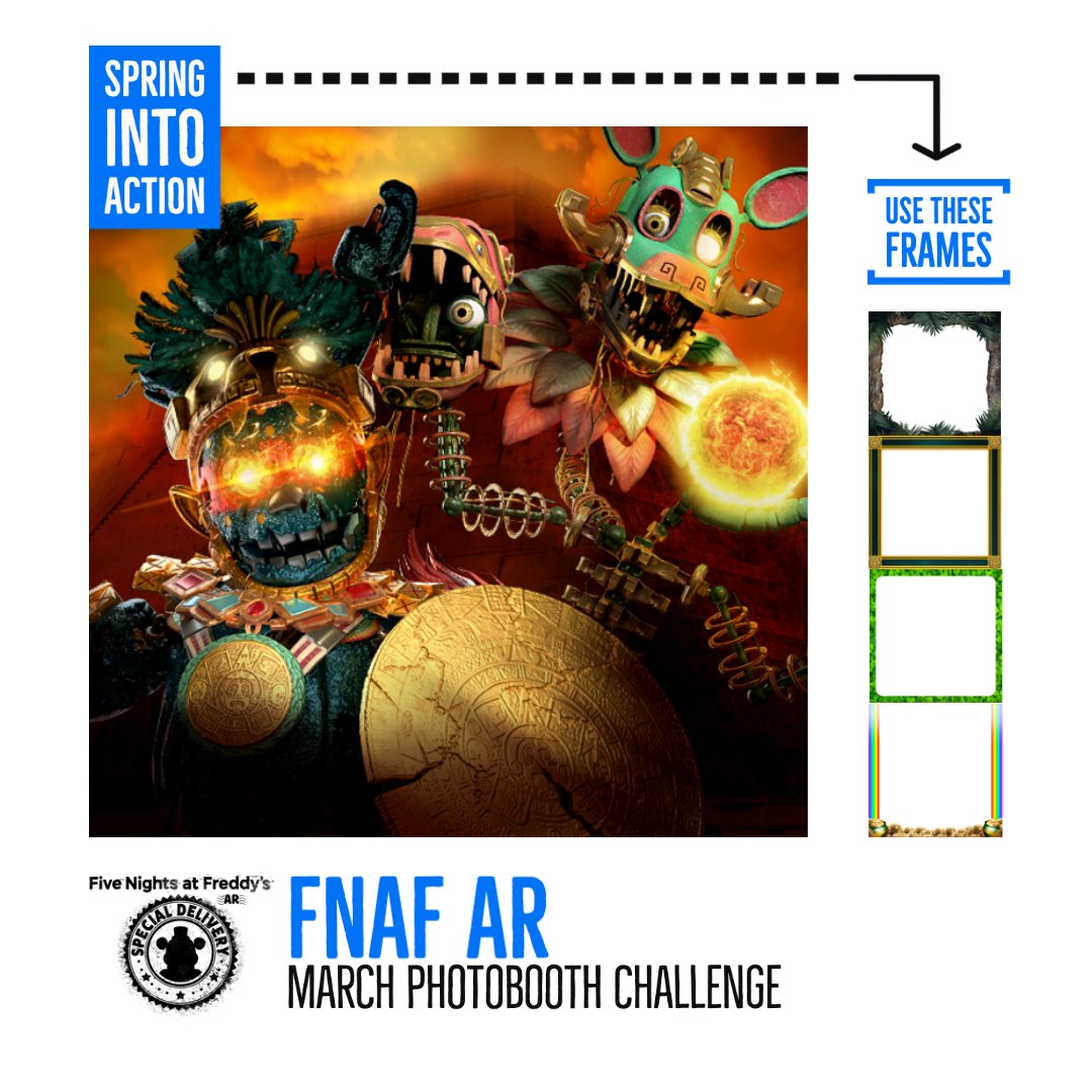 FNAF Security Breach Animatronics Workshop Animations (Poster