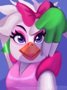 A poster of Glamrock Chica.