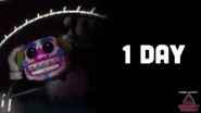 A teaser of DJ Music Man dancing with "1 Day" next to it, indicating the amount of days left before Security Breach's release.