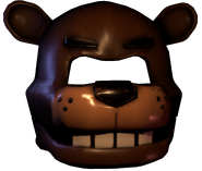 A render of the Freddy mask as seen in "Trick or Treat".