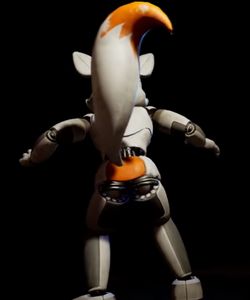 196615 - artist needed, safe, lolbit (fnaf), animatronic, bird, canine,  chicken, fictional species, fox, galliform, mammal, robot, five nights at  freddy's, chicbit (fnaf), duo, eyes closed, female, female/female, funtime  chica (fnaf), happy