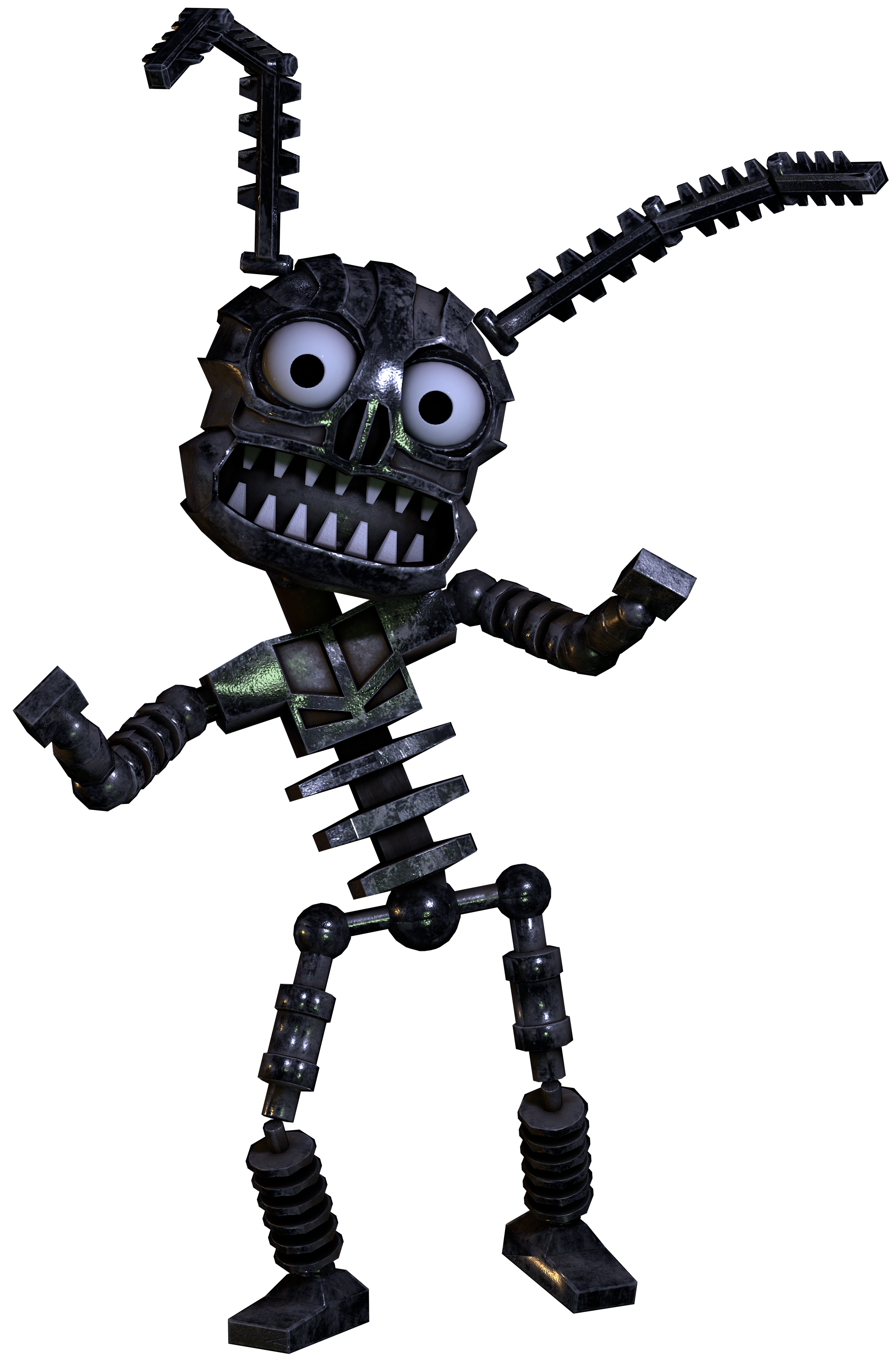 The endoskeletons are the parts of an animatronic that hold the suit togeth...