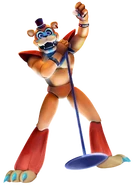 A full-body decal of Freddy.