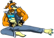 Freddy's kicking sprite.