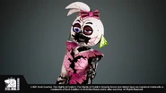 A reference image of Shattered Chica.