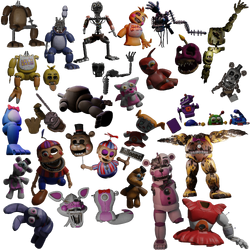 ALL FNAF HELP WANTED EASTER EGGS!! 