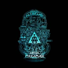 An LED light display.