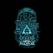 An LED light display.