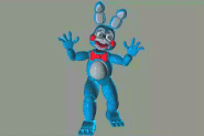 Animation of Toy Bonnie when hittin him whit the control shock.