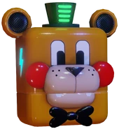 A render of the Glamrock Freddy flashlight recharge station.
