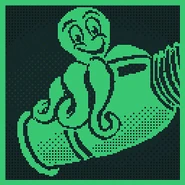 The Pirate Captain's cannon arm seen in an achievement icon.