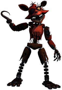Five Nights At Freddys 2 Drawing Animatronics - Five Nights At Freddy's 2 Withered  Foxy, HD Png Download - kind…