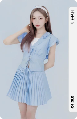 QR未使用 tripleS ヘリン HyeRin objekt A209 tripleS S2 HyeRin REPLICA objekt Atom01 109-116 Fanmade