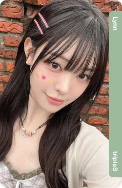 QR未使用 tripleS FC特典 リン Lynn objekt 352 Atom02 Double Class (352) Japan Fanclub WAV Premium 2nd #린 #주빈