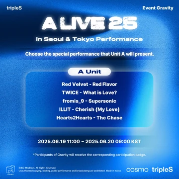 A Live 25 in Seoul & Tokyo Performance Event Gravity | tripleS