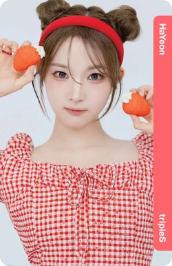 QR未使用 tripleS ハヨン HaYeon FC objekt AA352 tripleS HaYeon