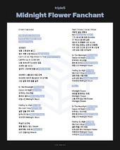 "Midnight Flower" Fanchant