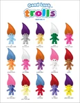 Dark Horse Troll Dolls maintained a similar design to Russ and the traditional Dam Trolls, but were a lot more colourful overall