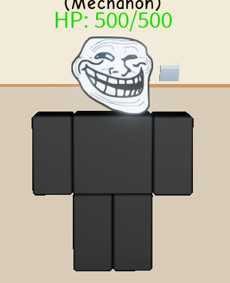 Giant troll face from roblox