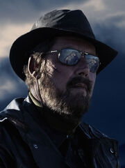 Hans wearing sunglasses