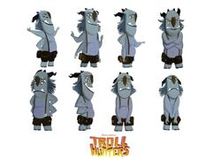 The Evolution of Blinky's character design from The Art of Trollhunters : r/ TrollHunters