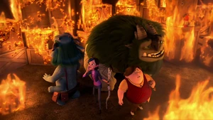 El equipo queda rodeado por el incendio
