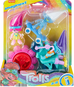 Imaginext Trolls Lights and Sounds Rainbow Treehouse Bundle