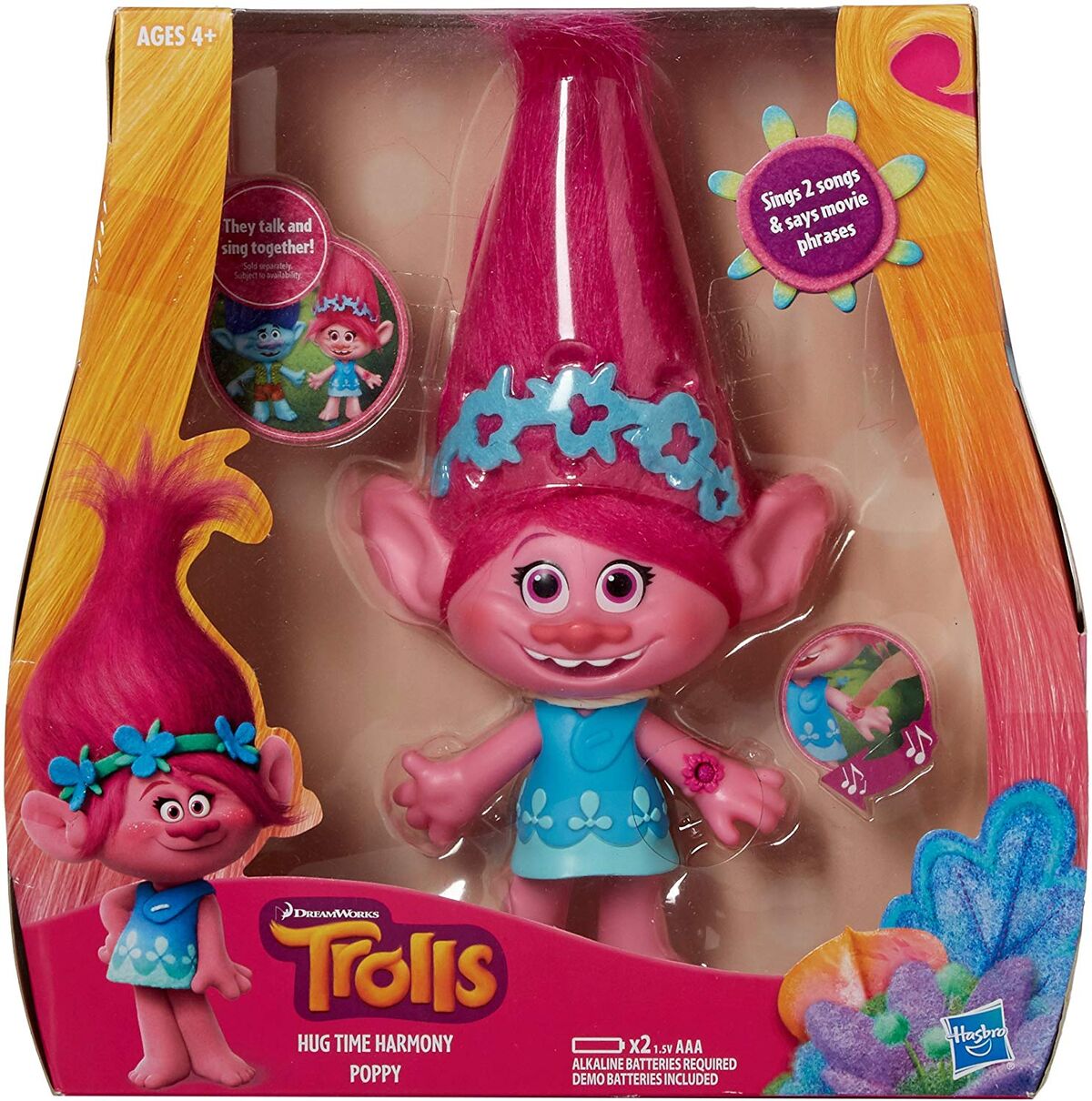 Trolls DreamWorks Poppy's Party Action Figure Set, 12 Pieces