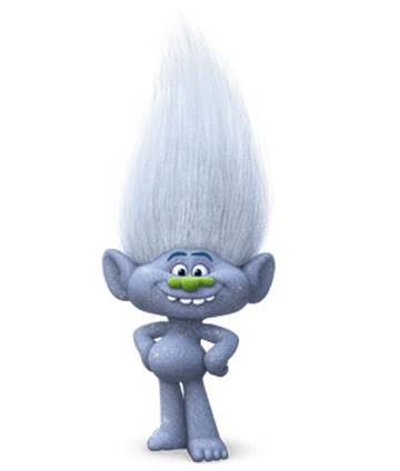 DreamWorks Trolls Band Together Guy Diamond Small Doll with Tiny