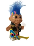 Russtrollpunkrocker.jpg (55 KB) The Russ "Rainbow Troll" series "Punk Rocker" doll, an example of a Troll doll from the 1980s/1990s.