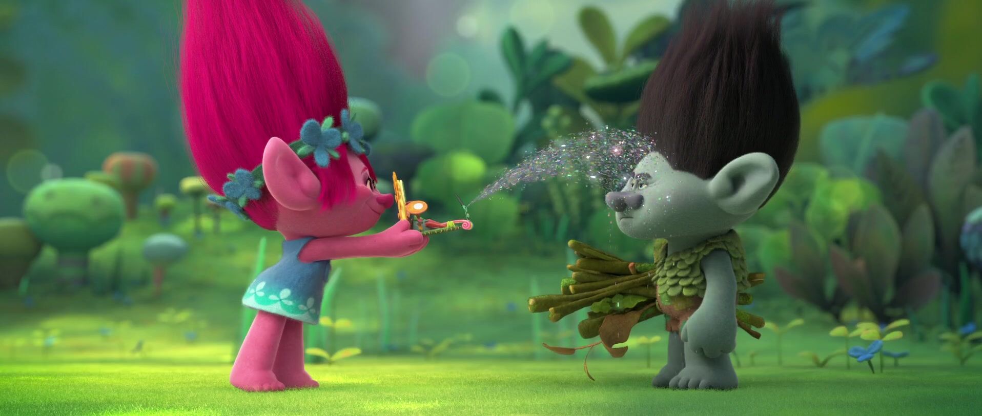 YARN, POPPY: Bridget, stop!, Trolls (2016) Animation