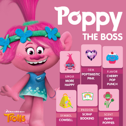 Trolls - Poppy the beautiful and happy princess Troll