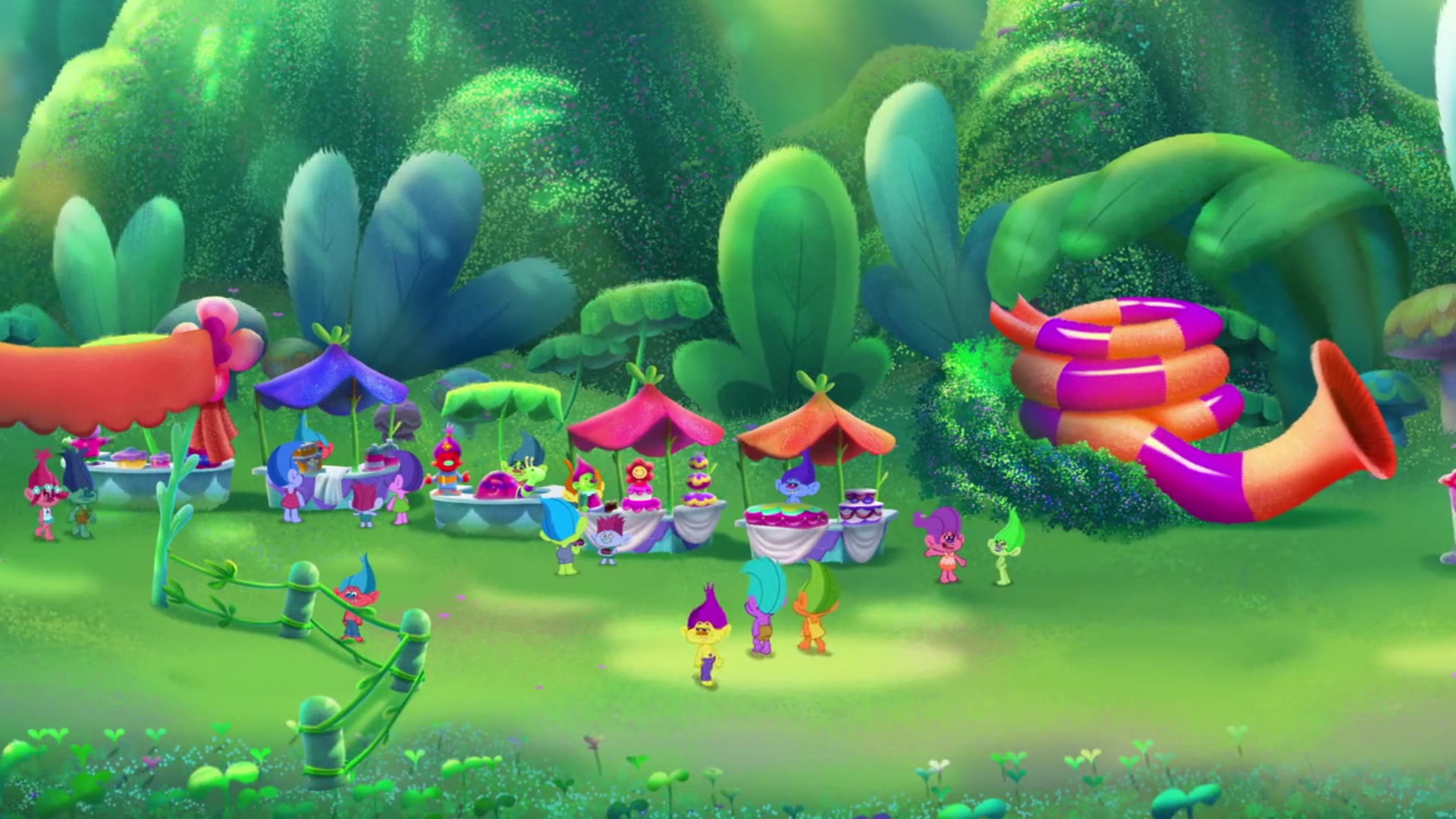 Trolls world tour village hot sale