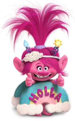 Queen Poppy/Gallery  Poppy and branch, Trolls movie, Dreamworks