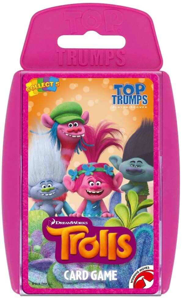 Trolls World Tour Top Trumps Card Game