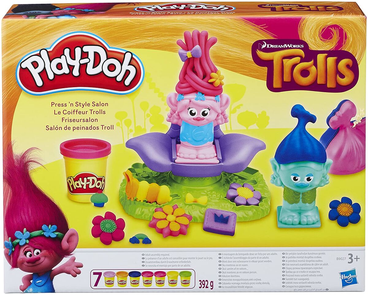 Play-Doh Dreamworks Trolls Press 'n Style Salon