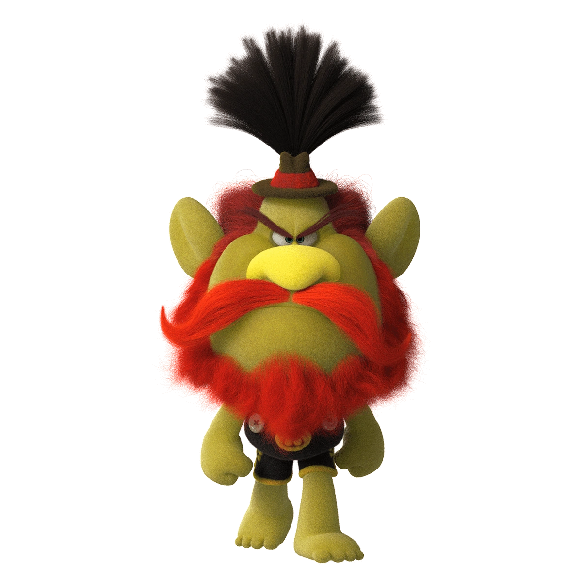 troll doll with beard