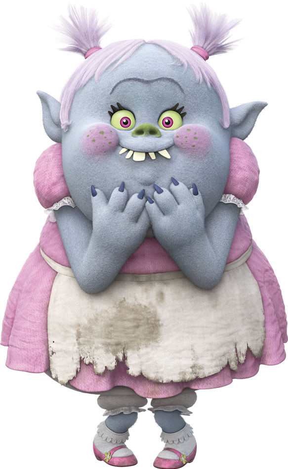 Bridget from Trolls coloring page