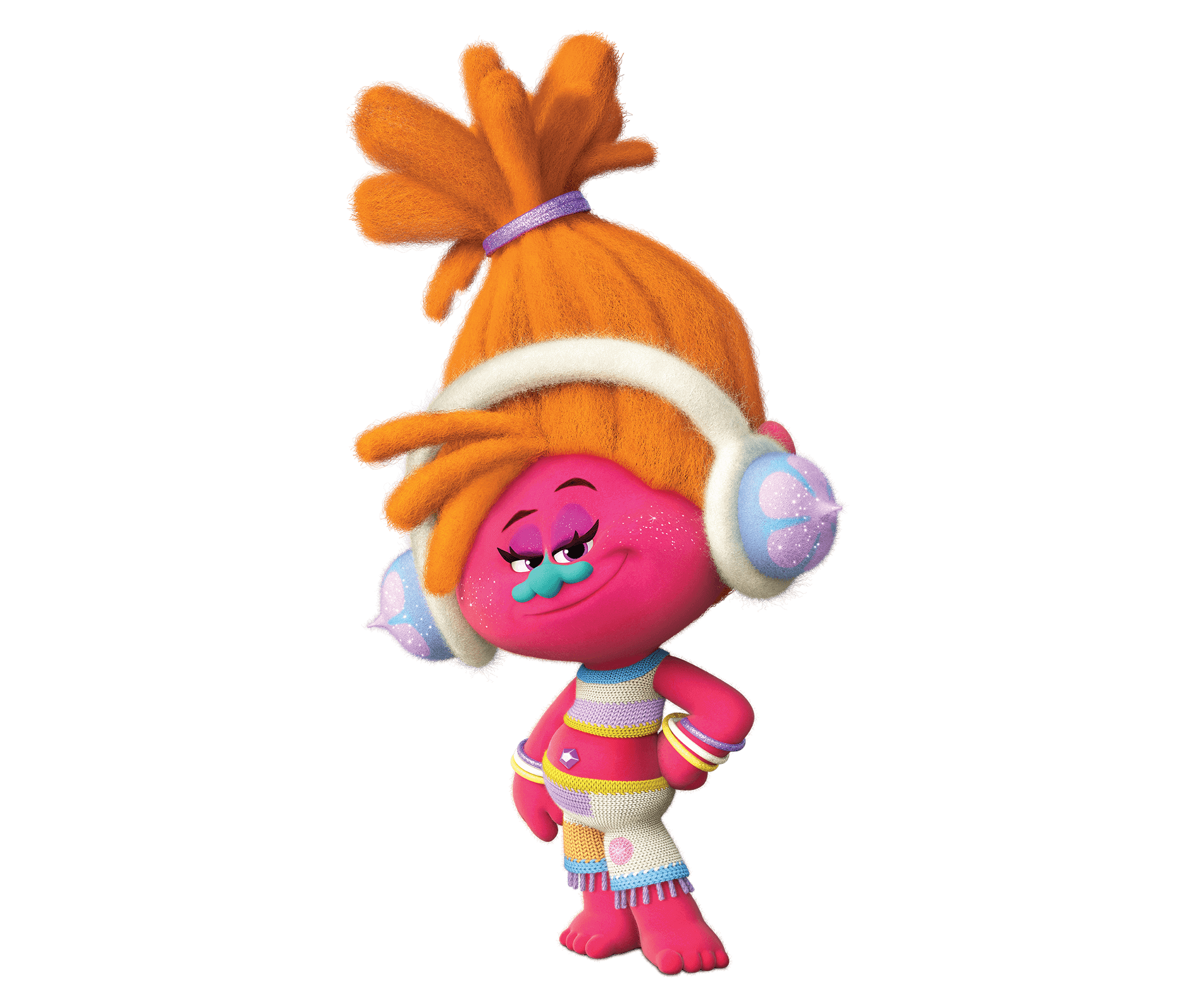 troll toy with crazy hair