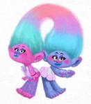 Concept art from the DVD extras of Trolls
