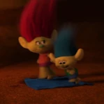 "Mother and child", the mother uses Mandy's model.