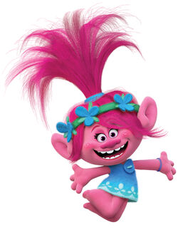 Queen Poppy/Gallery  Poppy and branch, Trolls movie, Dreamworks