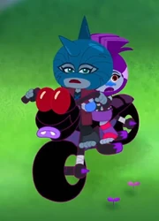  and  on a moto critter